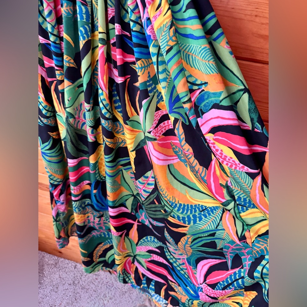 🌺Live 4 Truth🌺Colorful Maxi Dress with Ruffles - Picture 6 of 6
